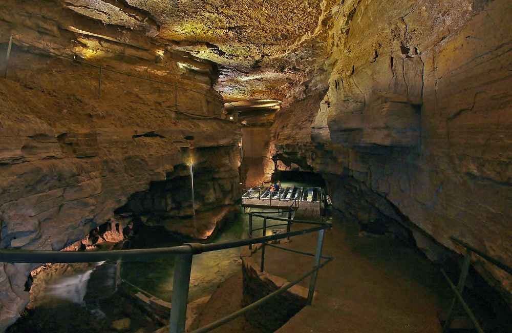 Inside Bluespring Caverns
