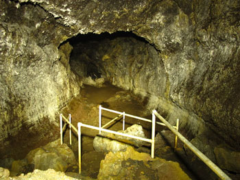 Inside Hana Lava Tube